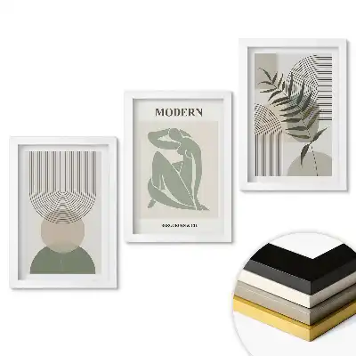Triptych v rámu Moderní formy a přírodní motivy