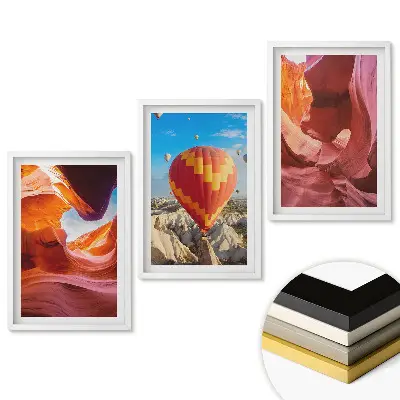 Triptych v rámu Barvy přírody ve třech verzích