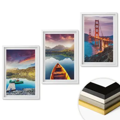Triptych v rámu Malebné krajiny ve třech verzích