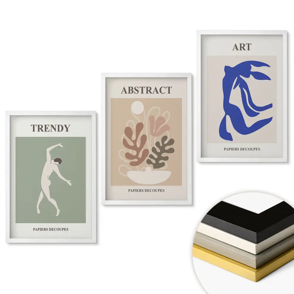 Triptych v rámu Moderní formy dekorativního umění