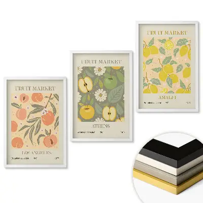Triptych v rámu Ovocný trh: Botanická sbírka 1977