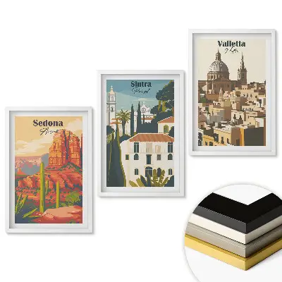 Triptych v rámu Krajiny z celého světa