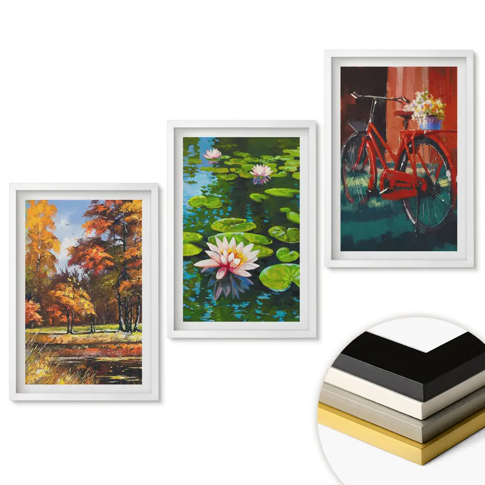 Triptych v rámu Barvy přírody a každodenního života v umění