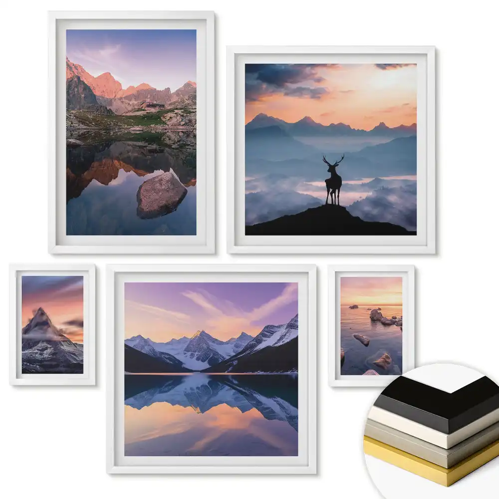 Nástěnná galerie Ohromující krajiny přírody a klidu