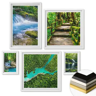 Nástěnná galerie Krása přírody ve čtyřech záběrech