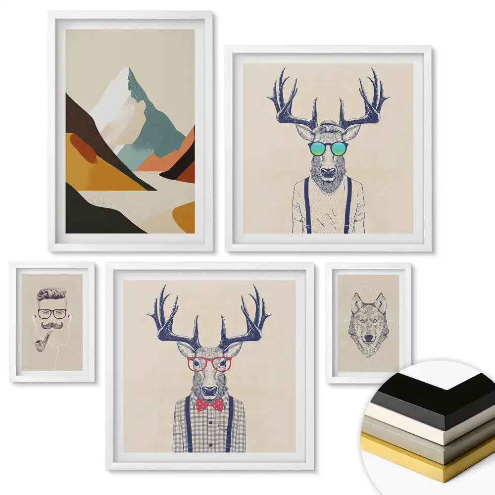 Nástěnná galerie Krajiny přírody v různých ročních obdobích