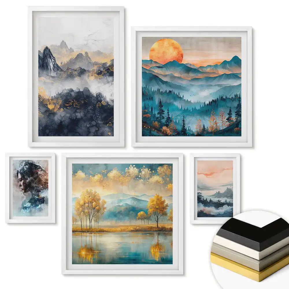 Nástěnná galerie Krajiny přírody a ptáků v umění