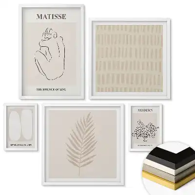 Nástěnná galerie Minimalistické inspirace v neutrálních barvách