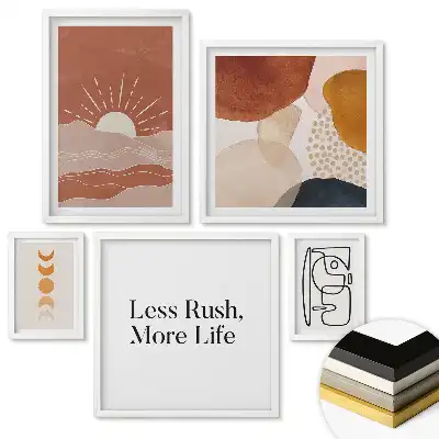 Nástěnná galerie Minimalismus a harmonie v prostoru