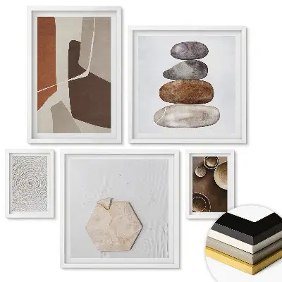 Nástěnná galerie Přirozená krása v minimalistickém stylu