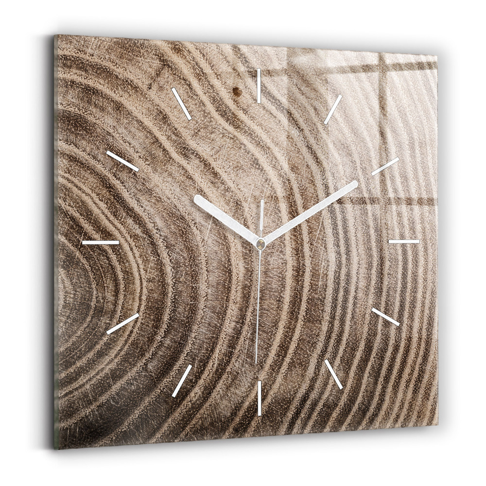 Skleněné hodiny Kmen stromu