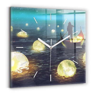 Skleněné hodiny Abstrakce