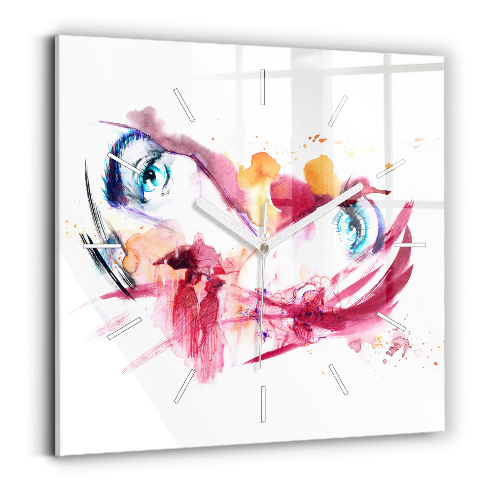 Skleněné hodiny Romantický pár