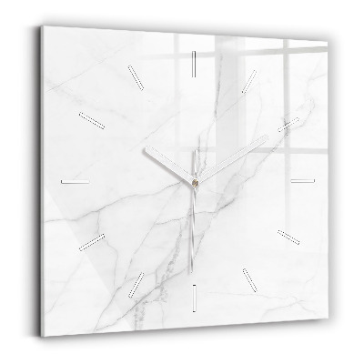 Skleněné hodiny Dekorativní mramor