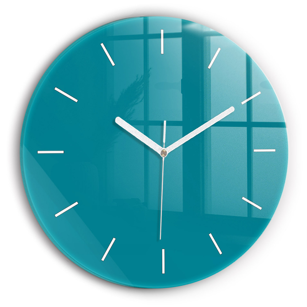 Skleněné hodiny kulaté Námořní