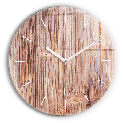 Hodiny na skle kulaté Paprika